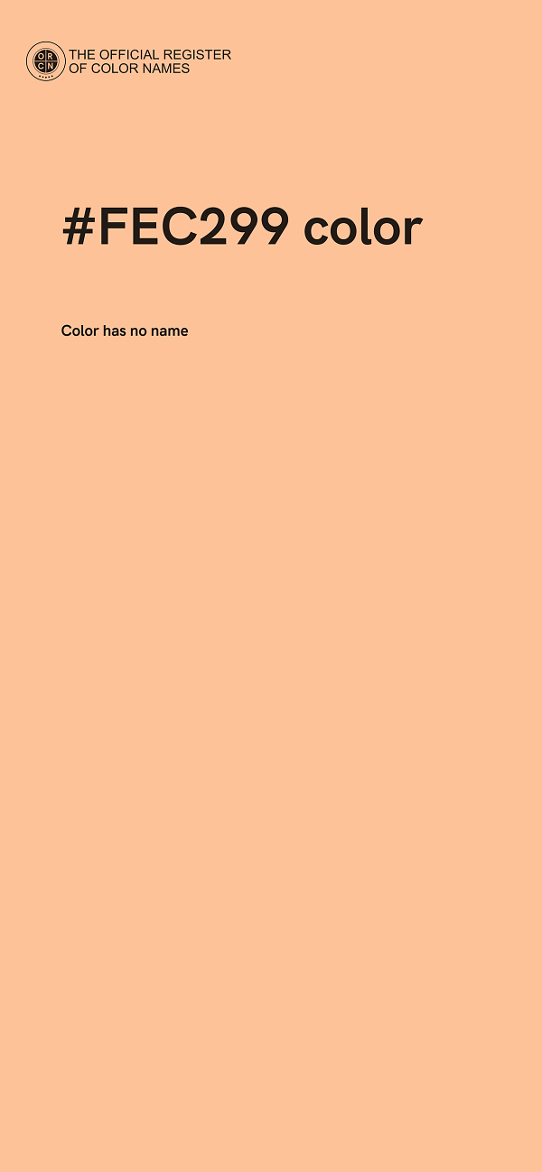 #FEC299 color image