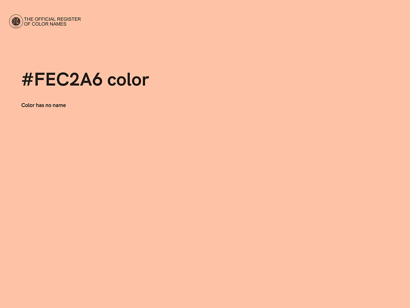 #FEC2A6 color image