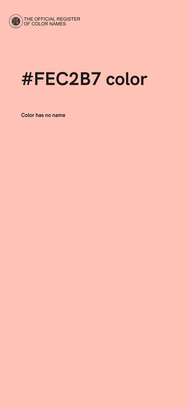 #FEC2B7 color image