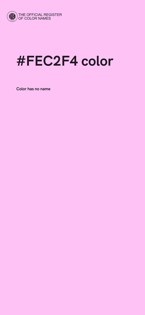 #FEC2F4 color image
