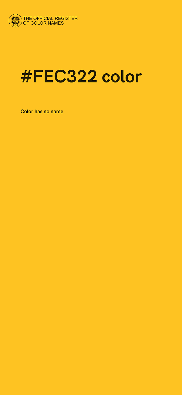 #FEC322 color image