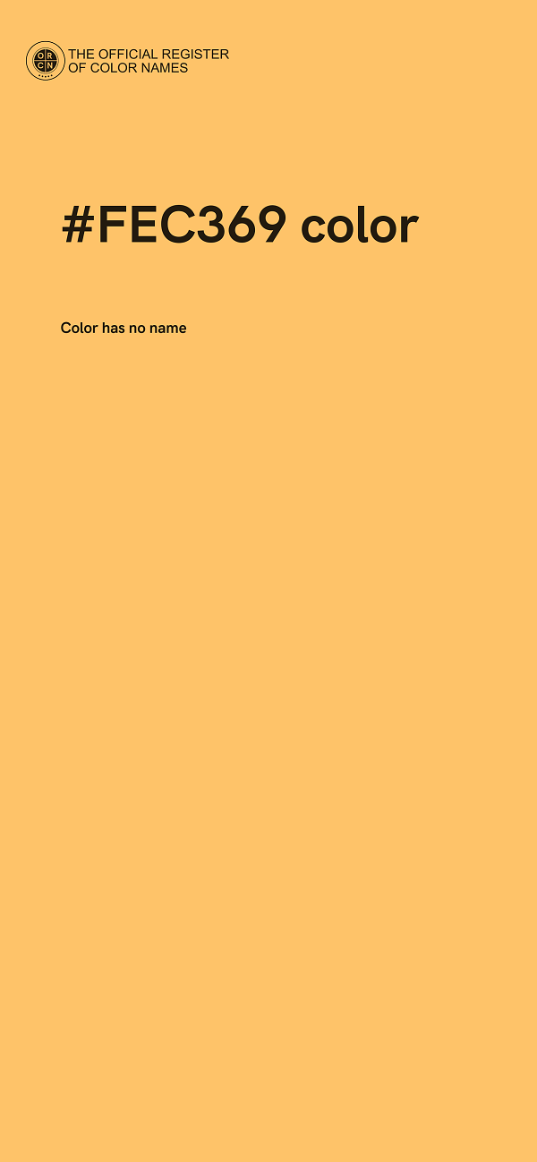 #FEC369 color image