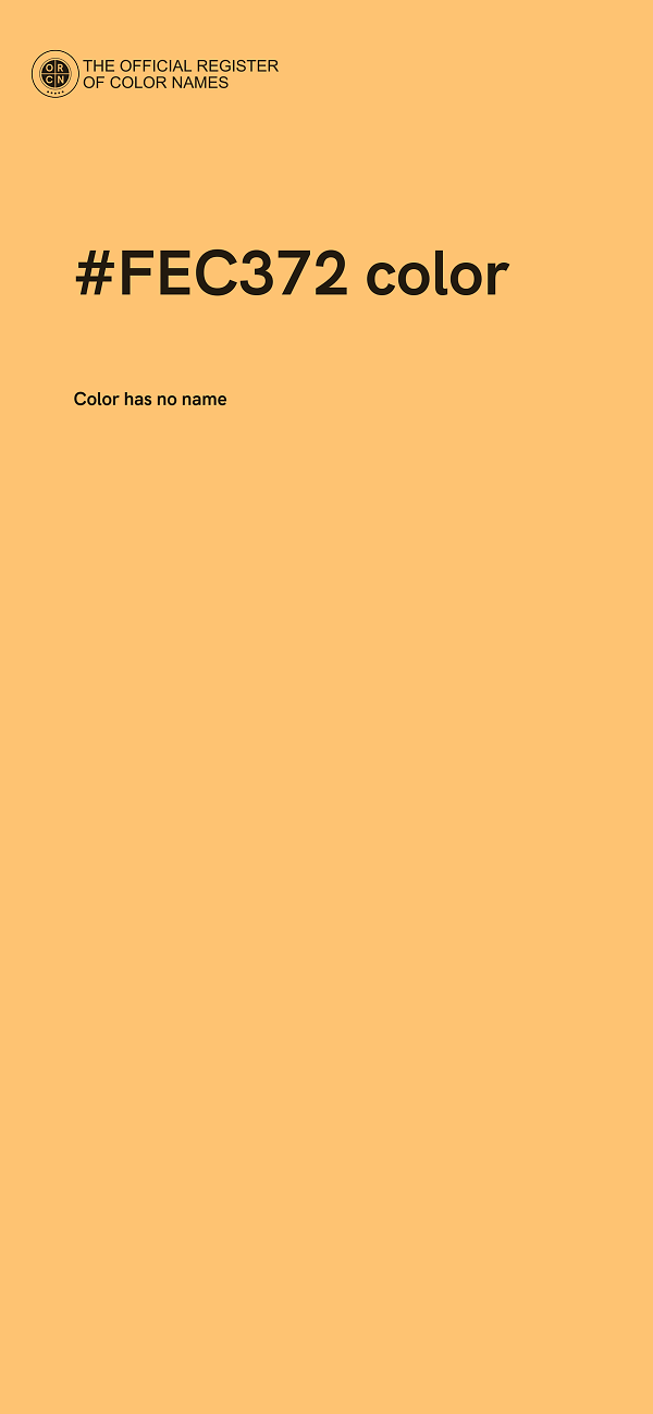#FEC372 color image