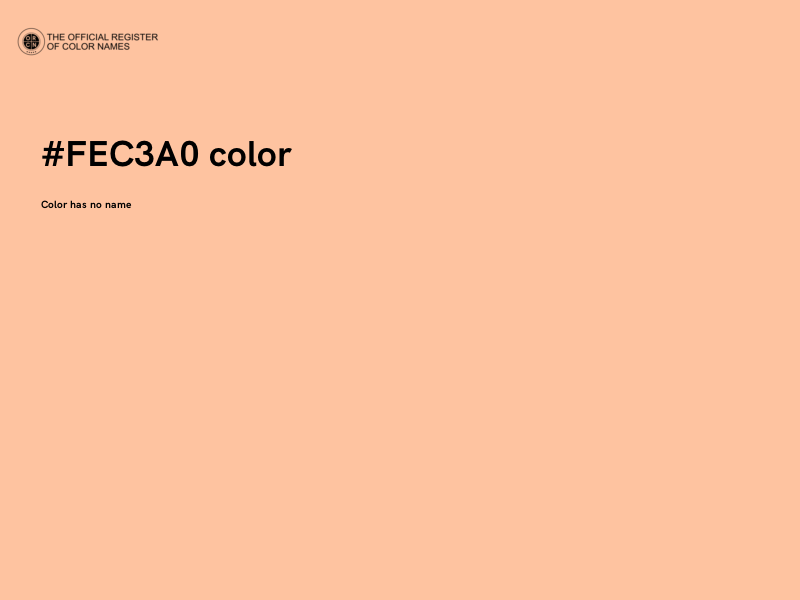 #FEC3A0 color image