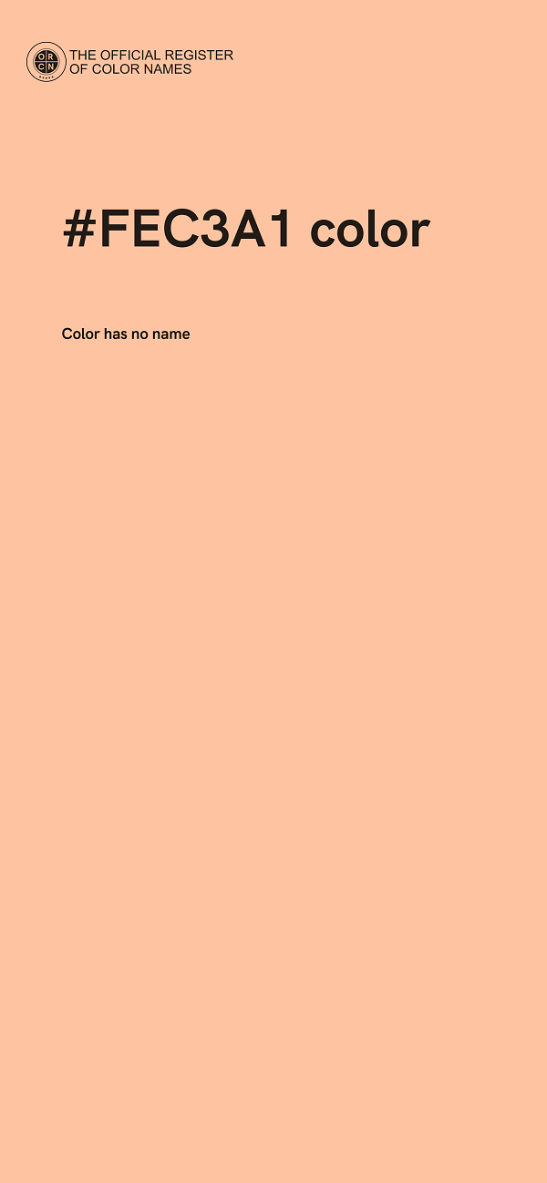 #FEC3A1 color image