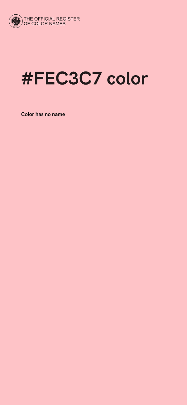 #FEC3C7 color image