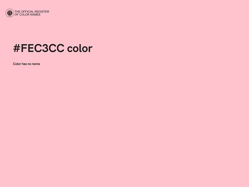 #FEC3CC color image