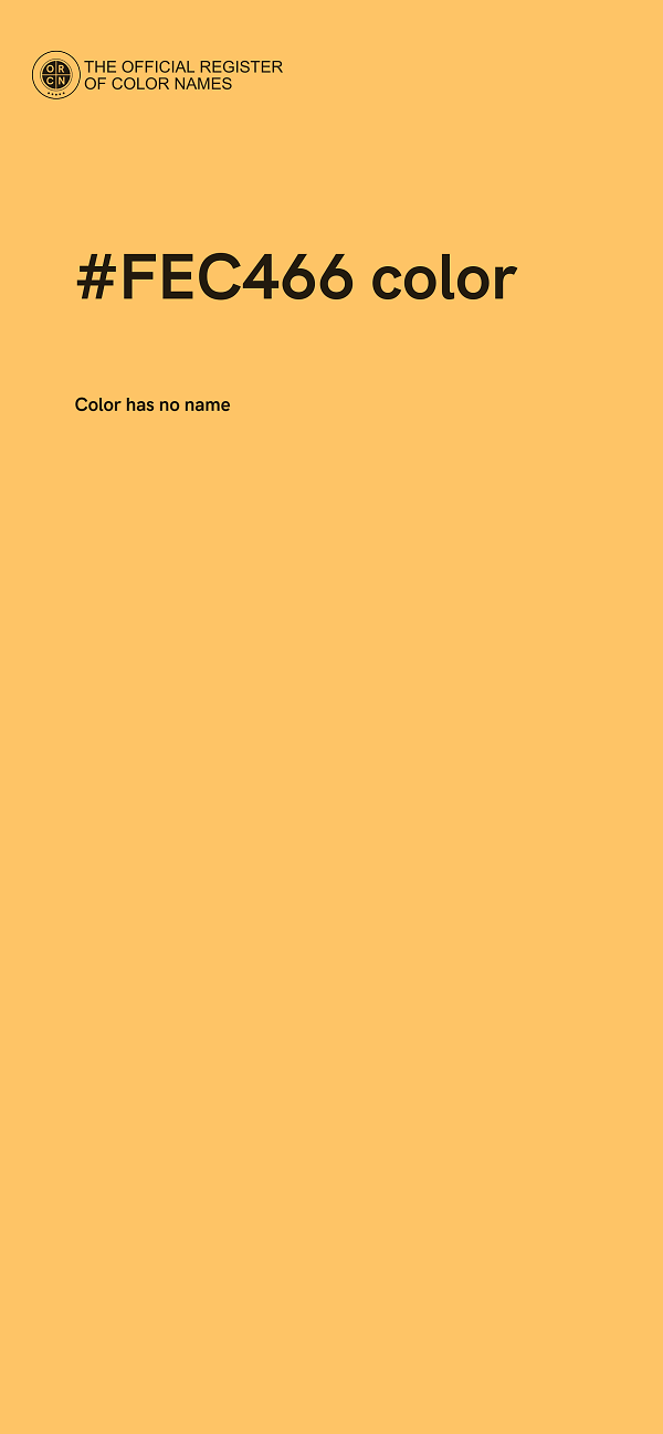#FEC466 color image