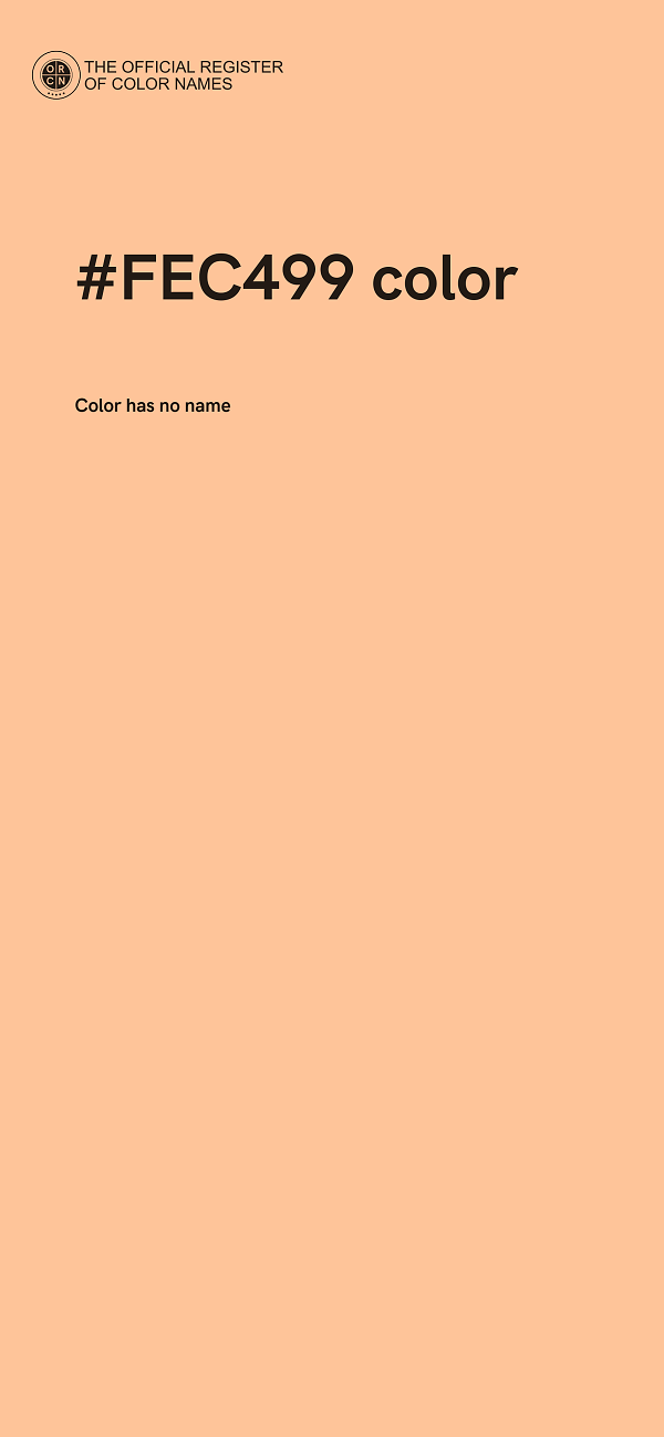 #FEC499 color image
