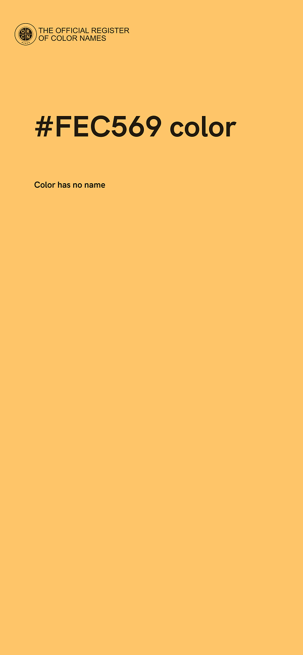 #FEC569 color image