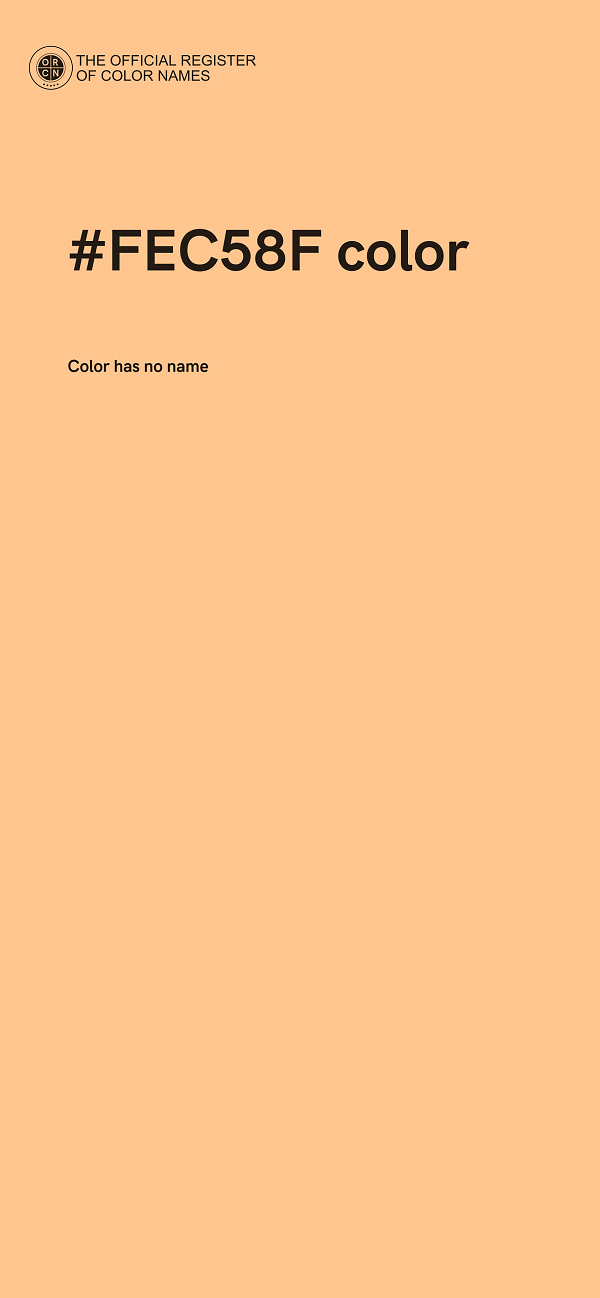 #FEC58F color image