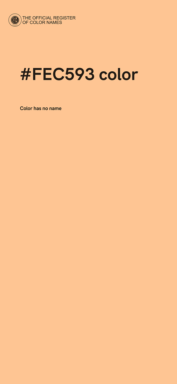 #FEC593 color image