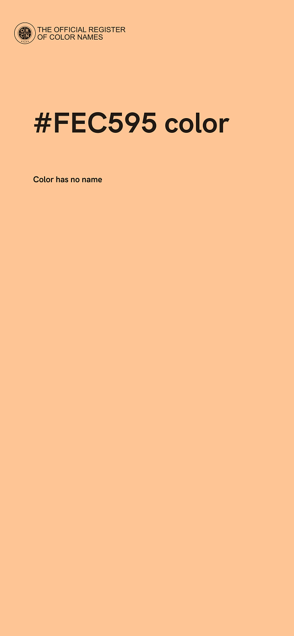 #FEC595 color image