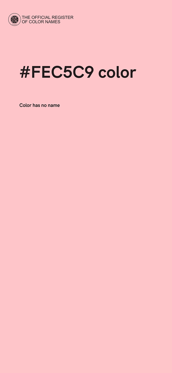 #FEC5C9 color image