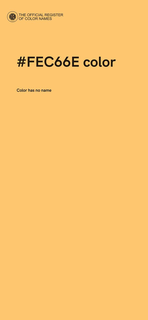 #FEC66E color image