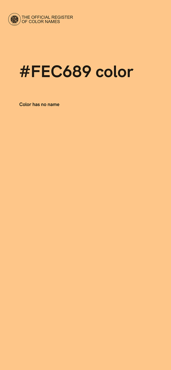 #FEC689 color image