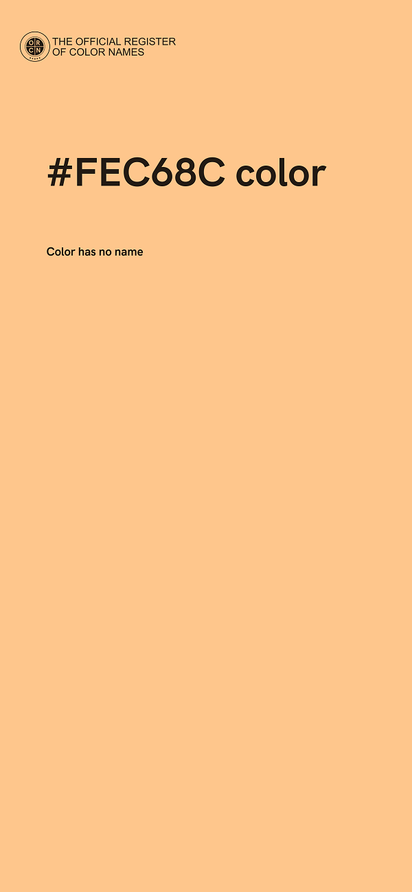 #FEC68C color image
