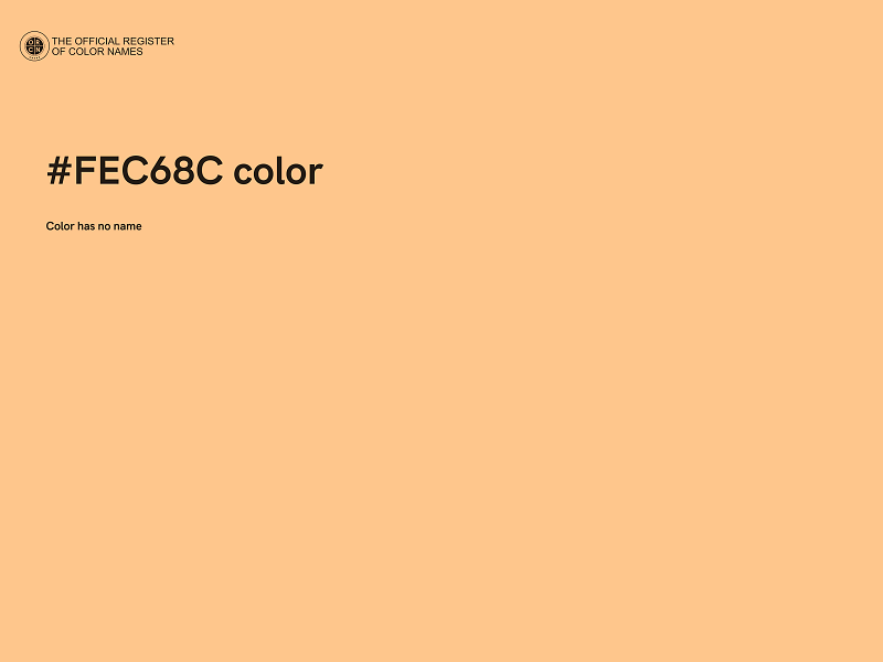 #FEC68C color image