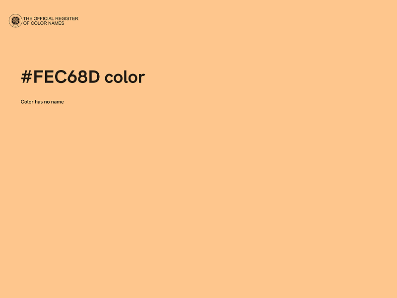 #FEC68D color image