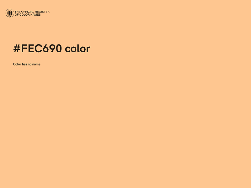 #FEC690 color image