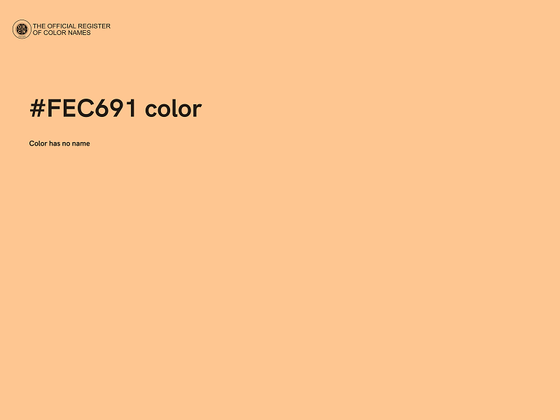 #FEC691 color image