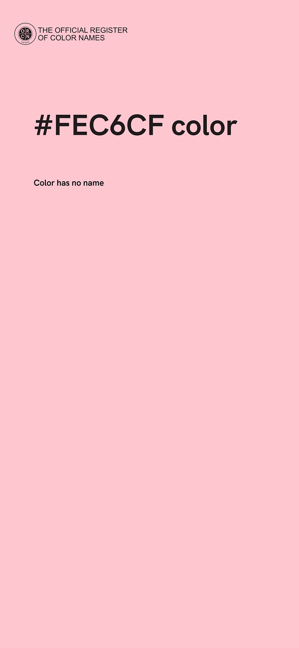 #FEC6CF color image