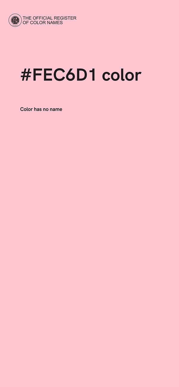 #FEC6D1 color image