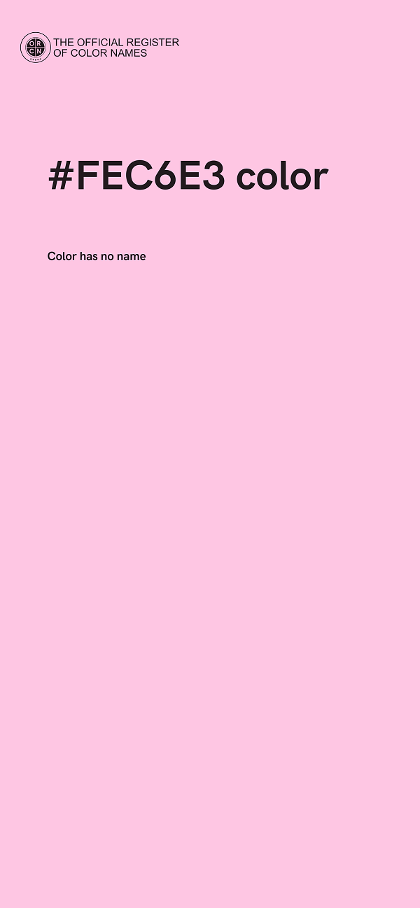 #FEC6E3 color image