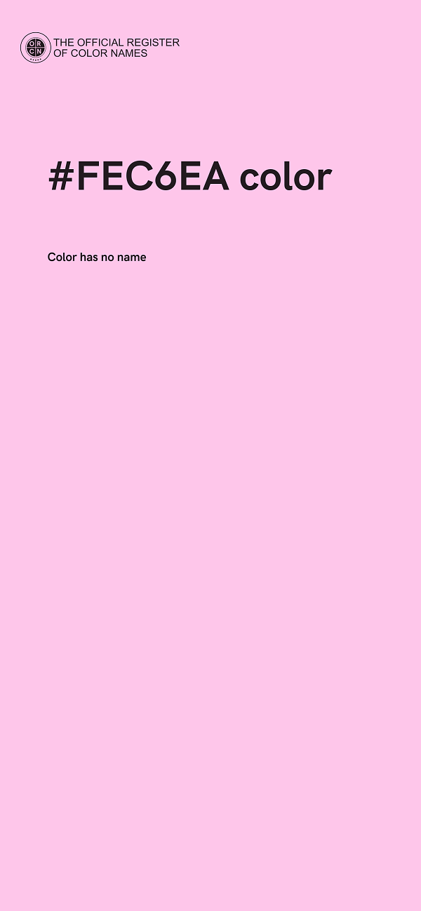 #FEC6EA color image