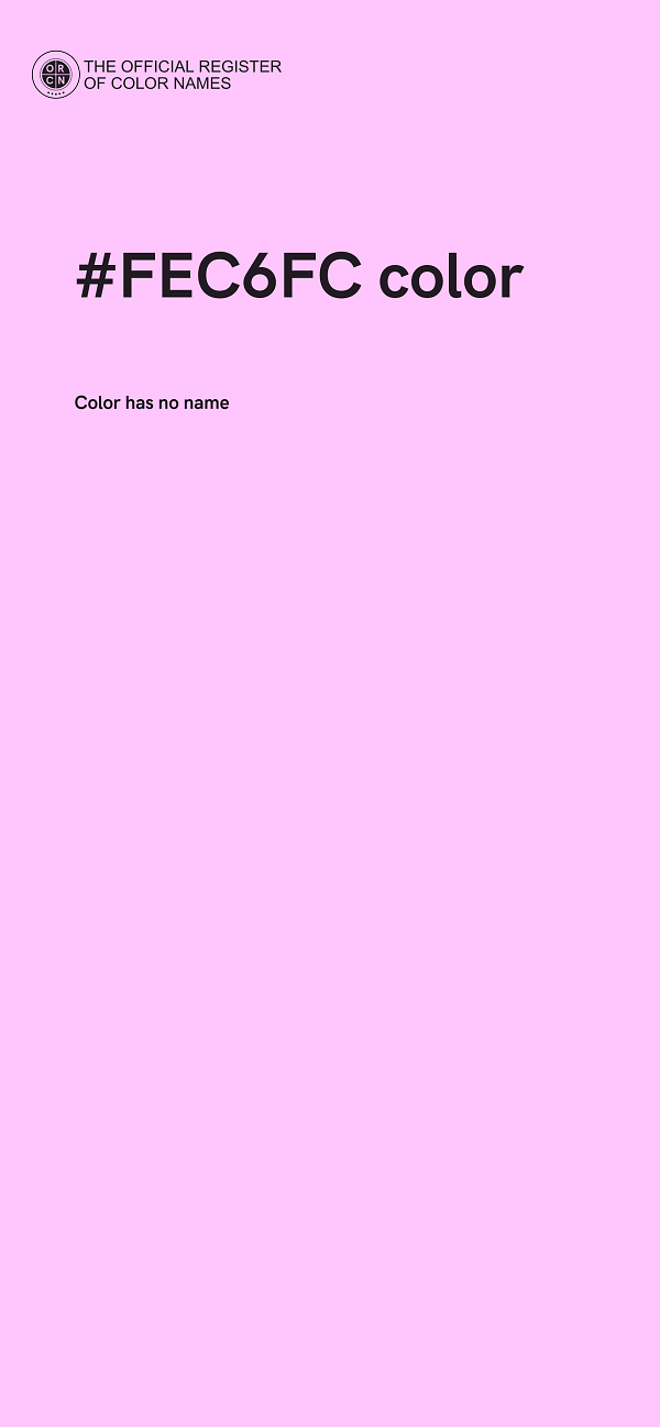 #FEC6FC color image