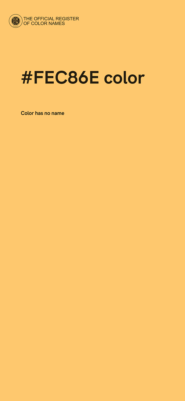 #FEC86E color image