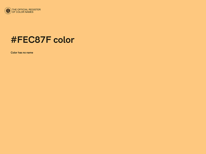 #FEC87F color image