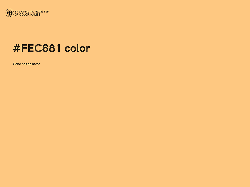 #FEC881 color image