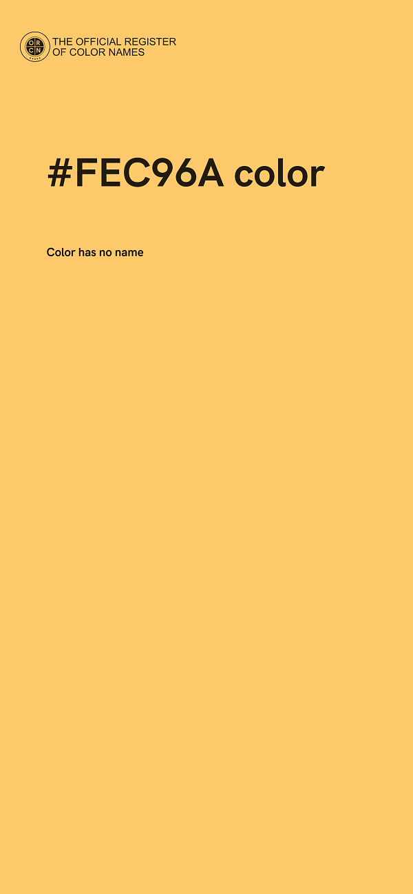 #FEC96A color image