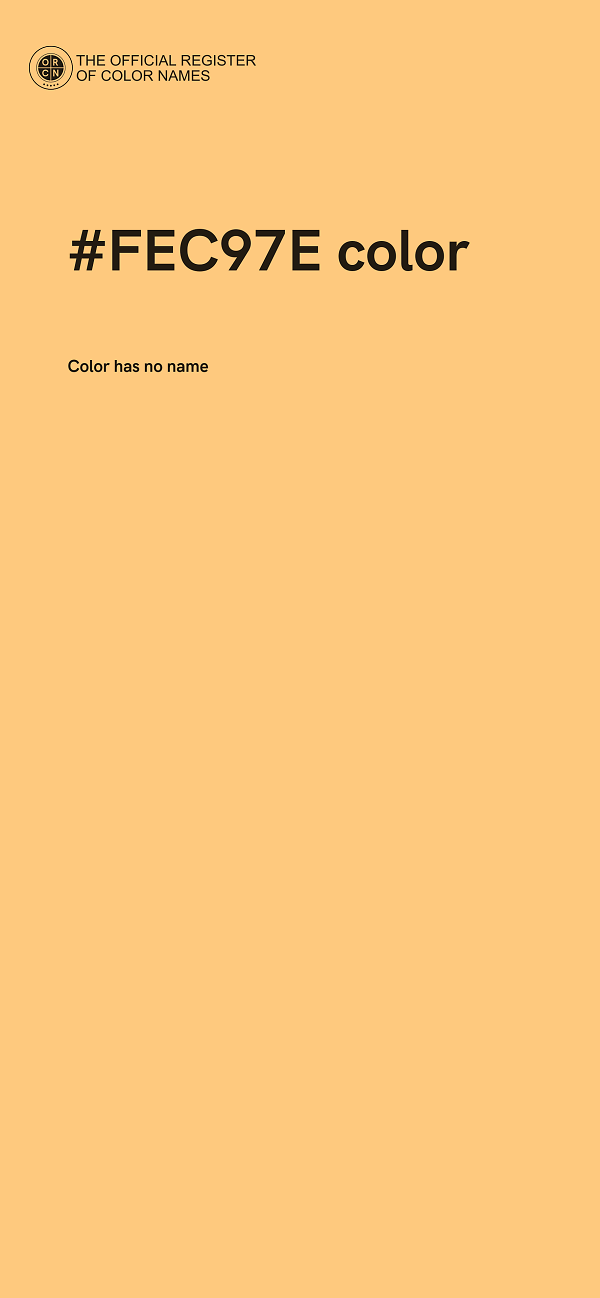 #FEC97E color image