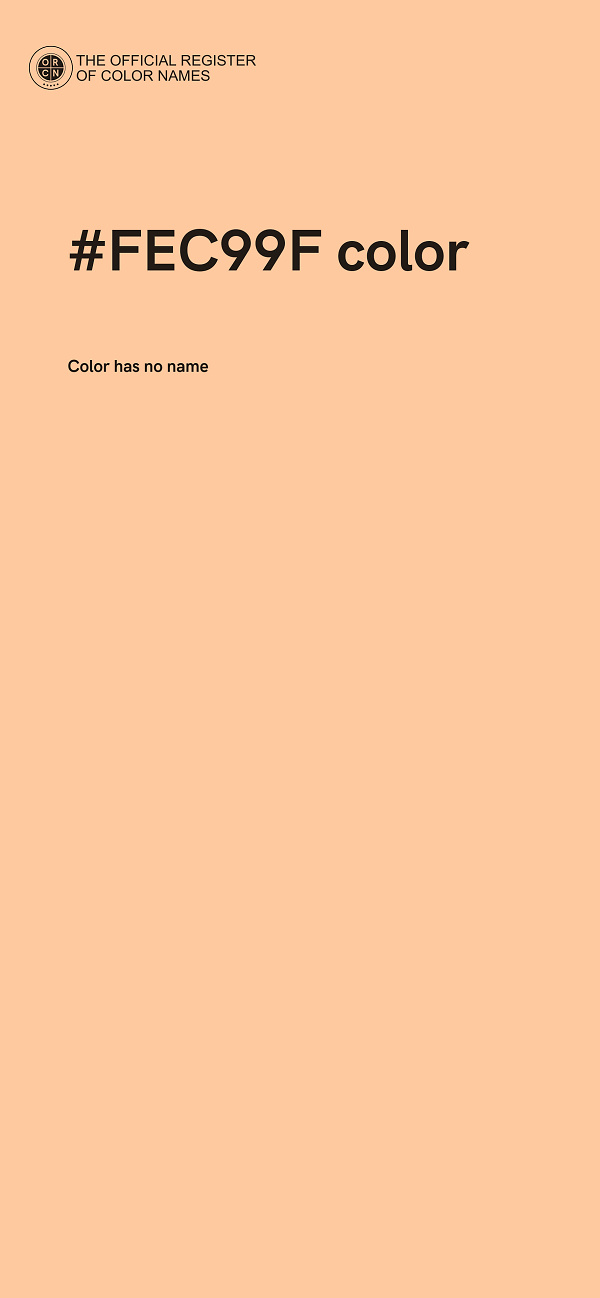 #FEC99F color image