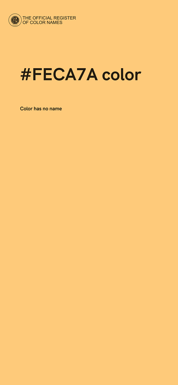 #FECA7A color image