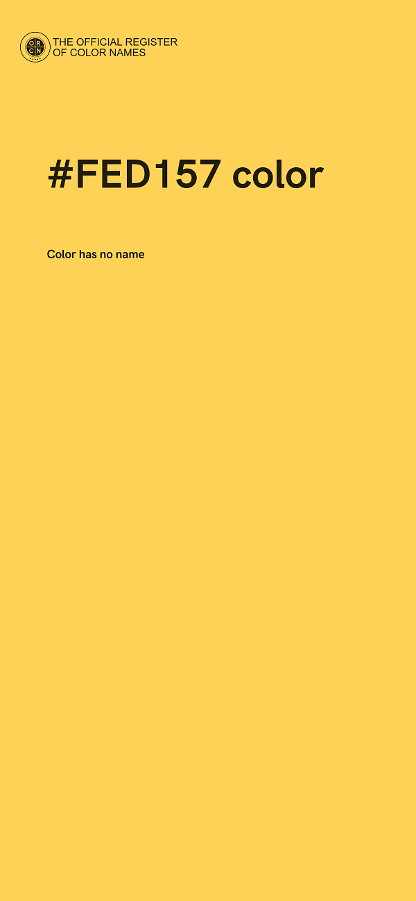 #FED157 color image