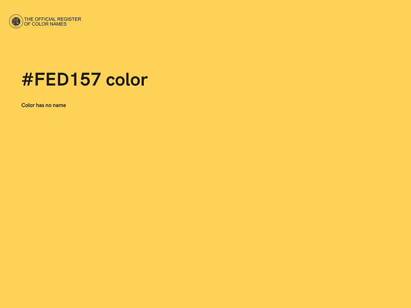 #FED157 color image
