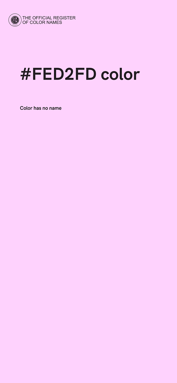 #FED2FD color image