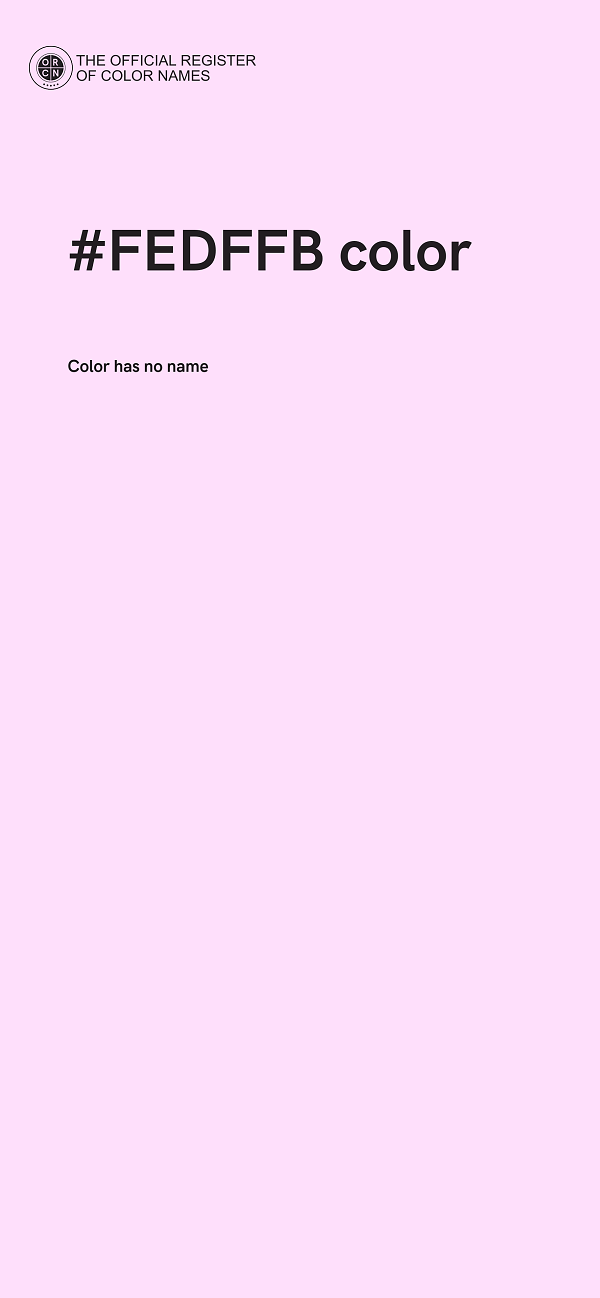 #FEDFFB color image