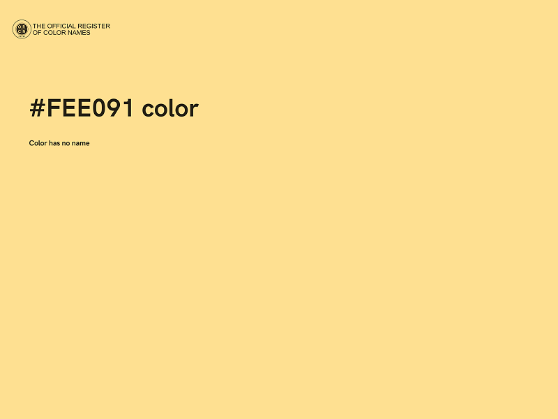 #FEE091 color image