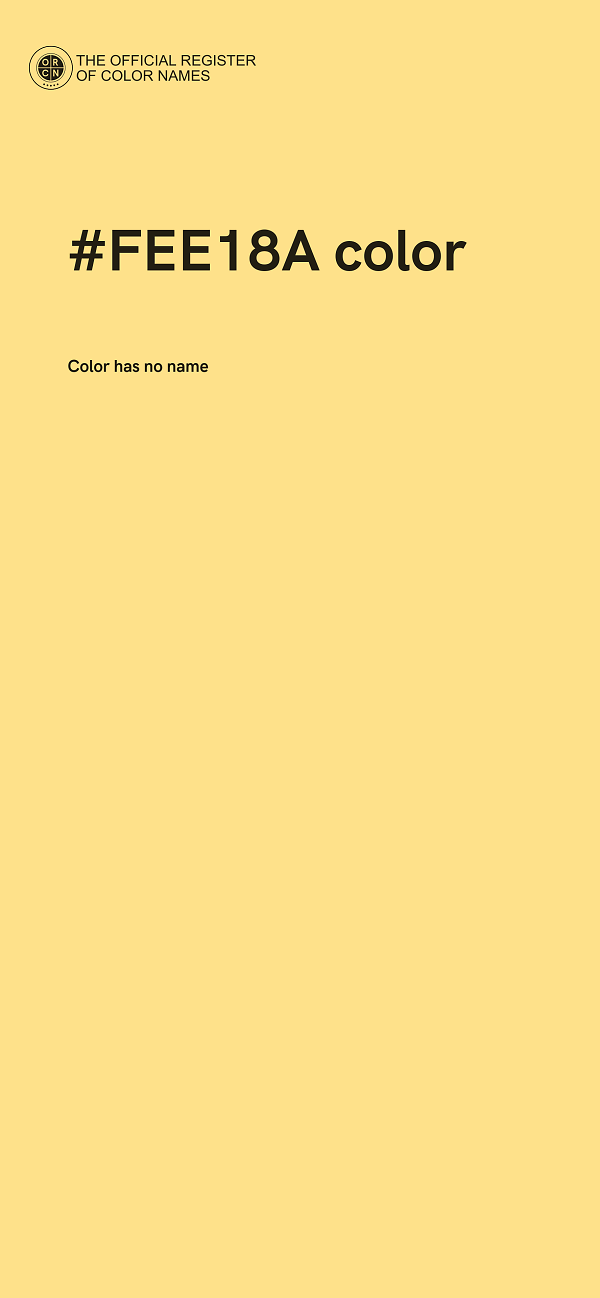 #FEE18A color image