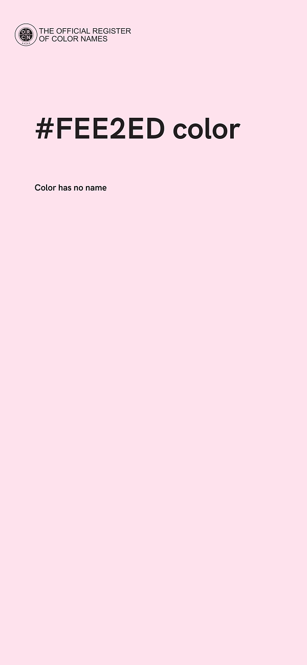 #FEE2ED color image