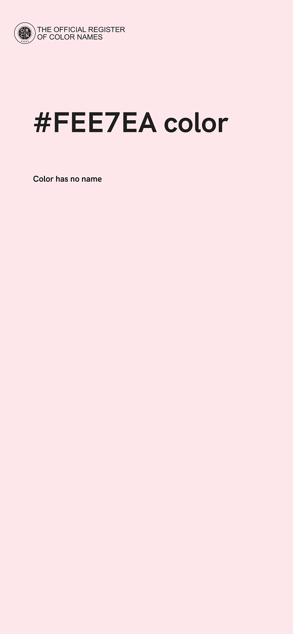 #FEE7EA color image