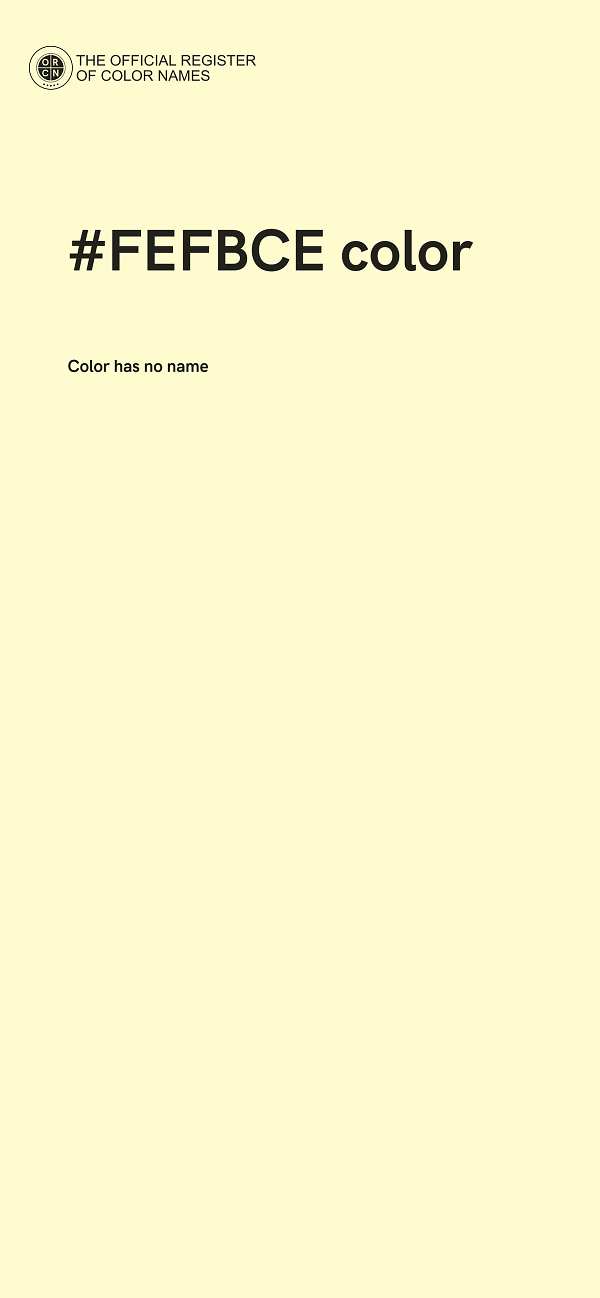 #FEFBCE color image