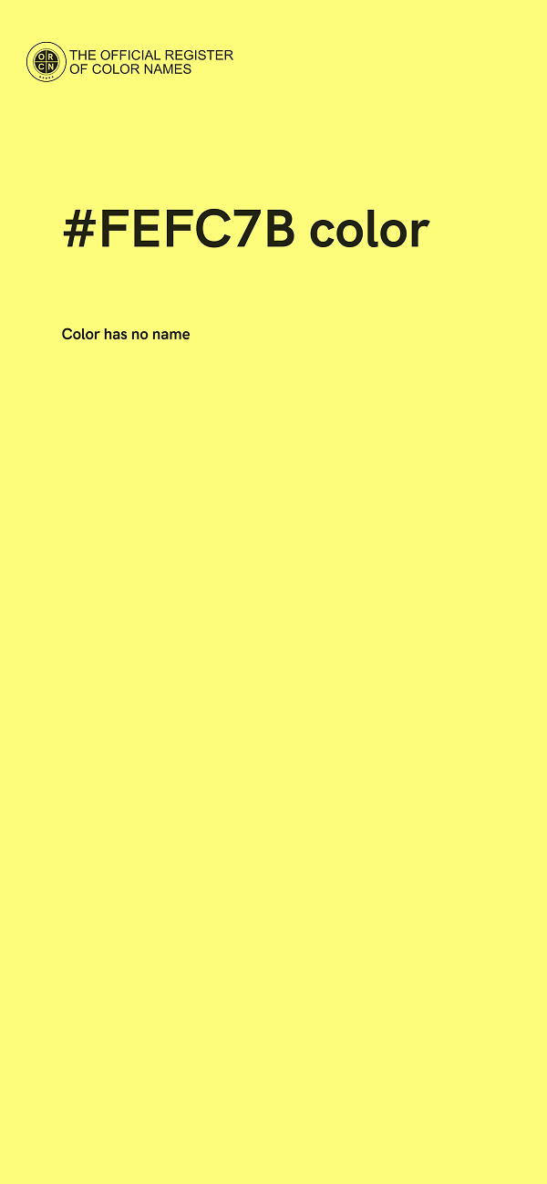 #FEFC7B color image