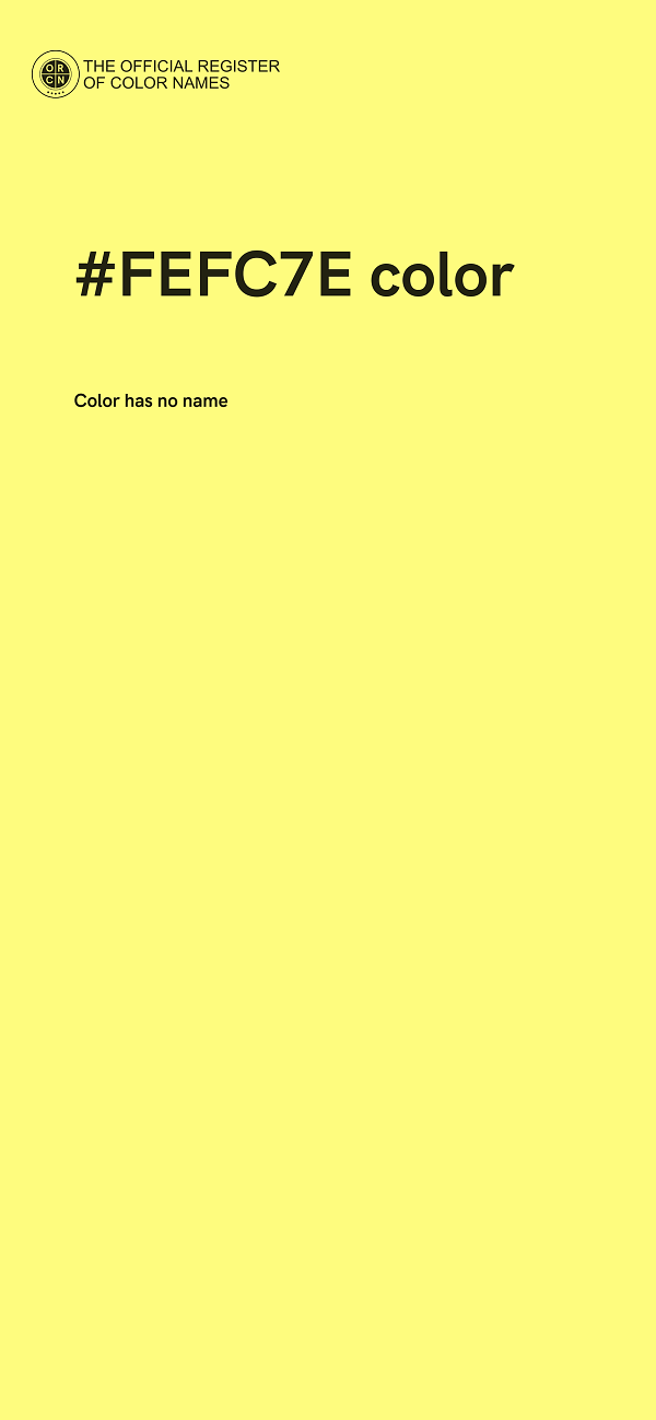 #FEFC7E color image