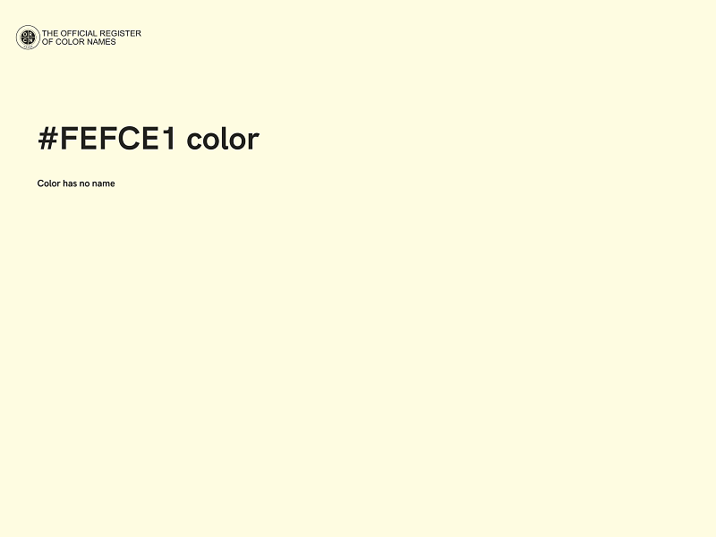 #FEFCE1 color image