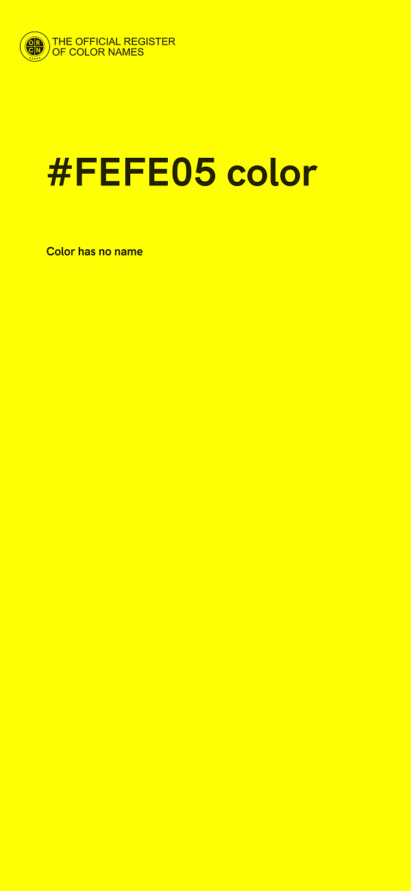 #FEFE05 color image